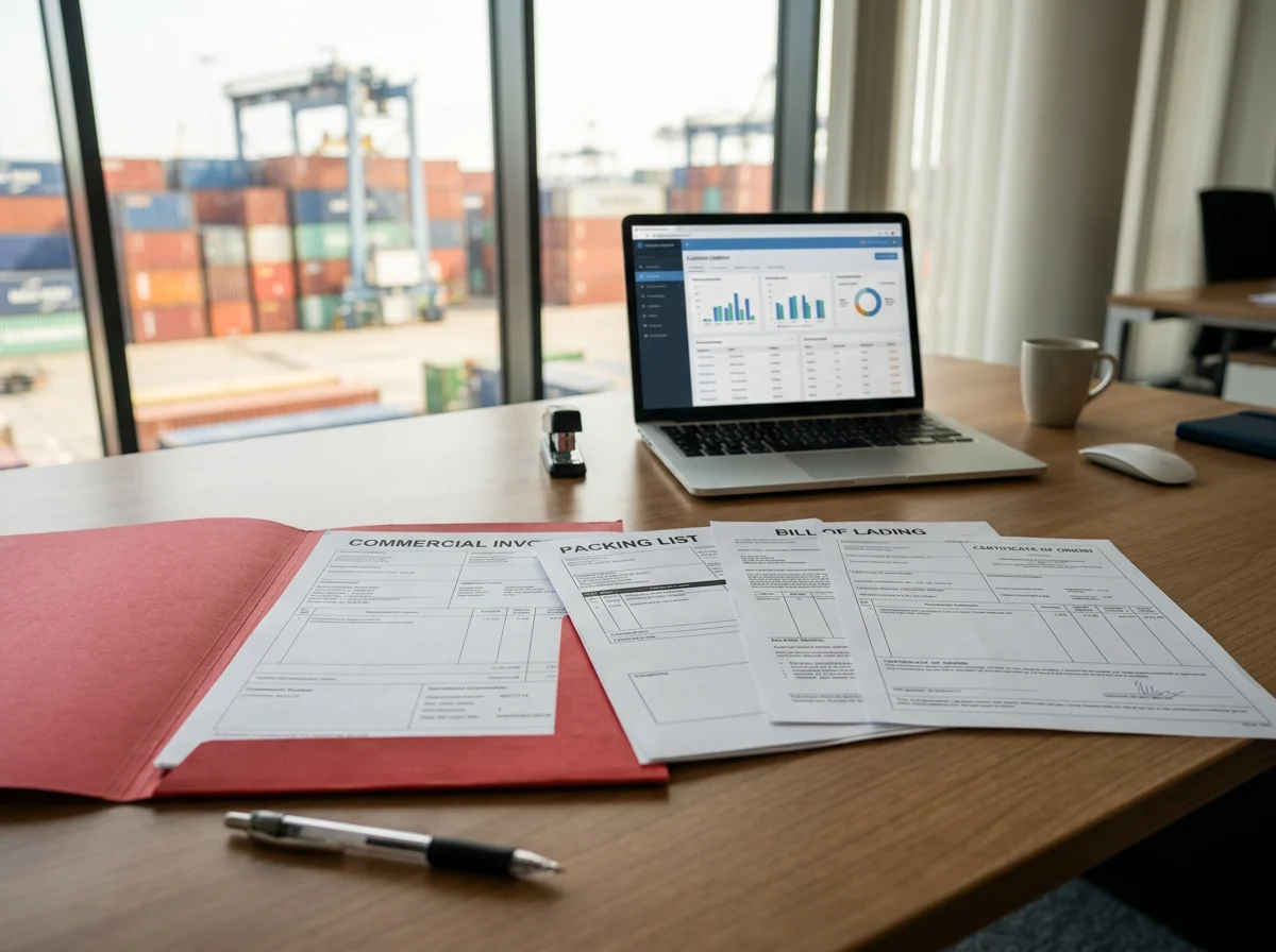 Export shipping documents and logistics